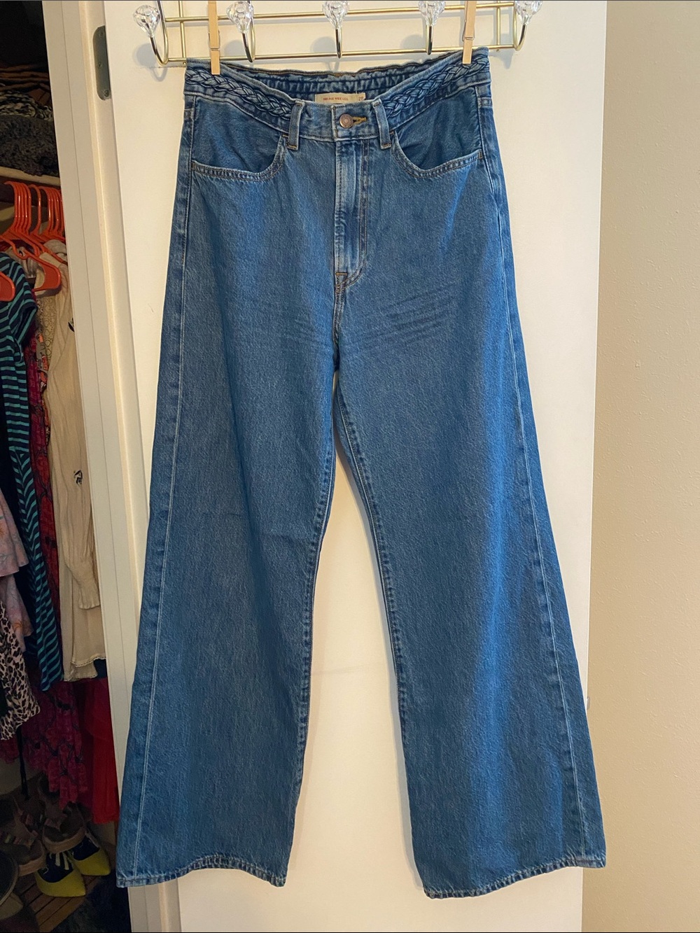LEVI RIBCAGE WIDE LEG BRAIDED JEANS | 28 - Picture 3 of 6